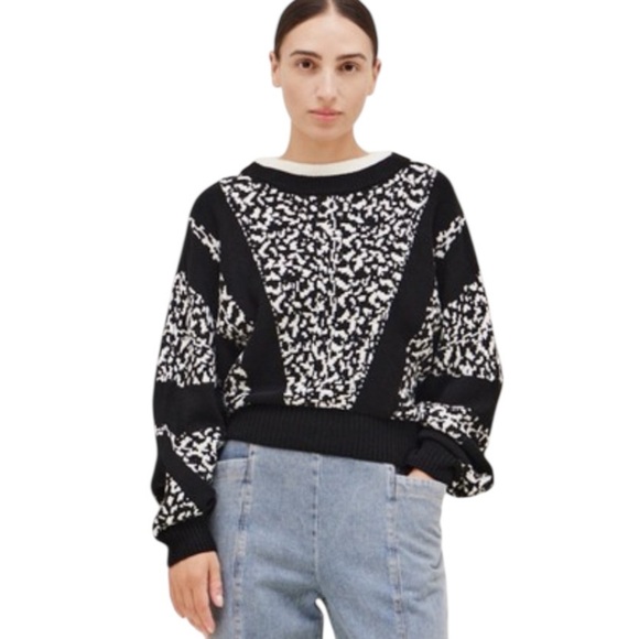 334:  GRADE & GATHER NWT SWEATER BLACK (GG2) - Picture 2 of 2